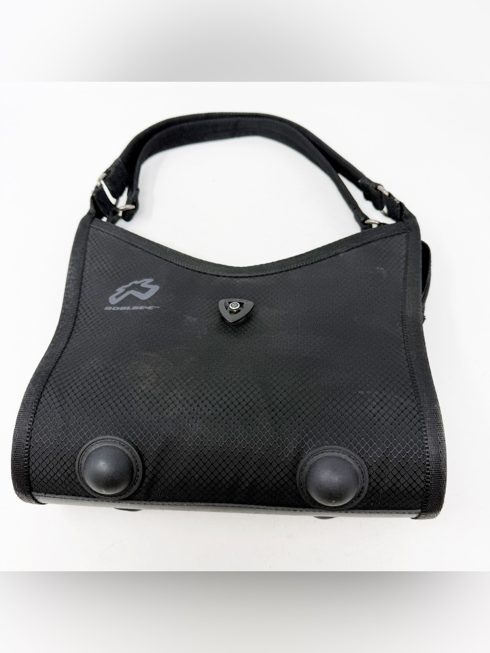 BOBLBEE Sweden Hardshell Shoulder Bag Black Vintage Techwear Cyberpunk 2004